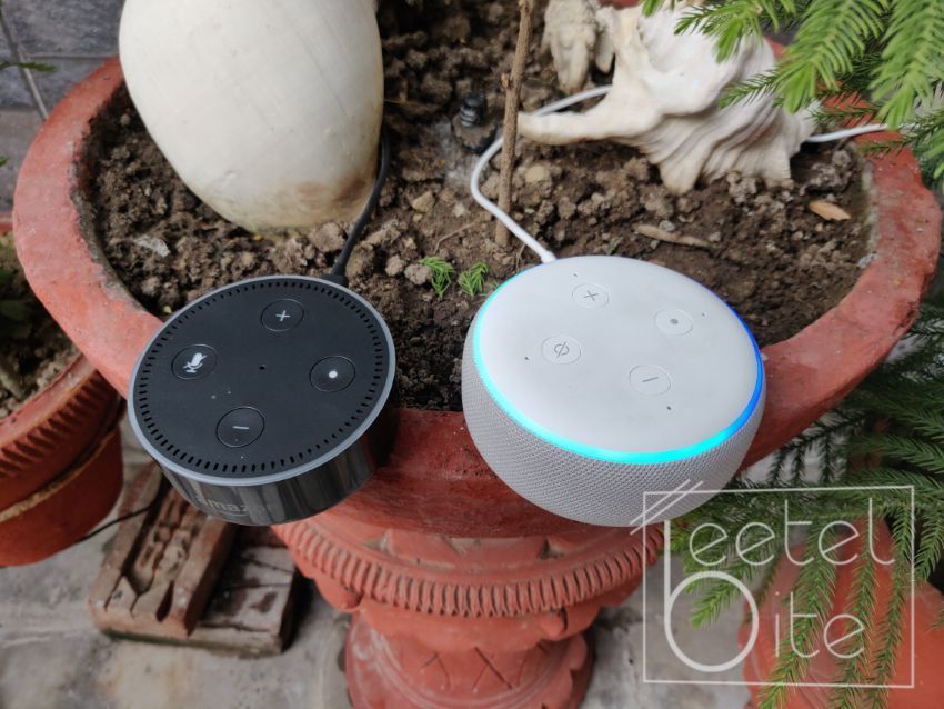 compare amazon echo dot 2nd and 3rd generation